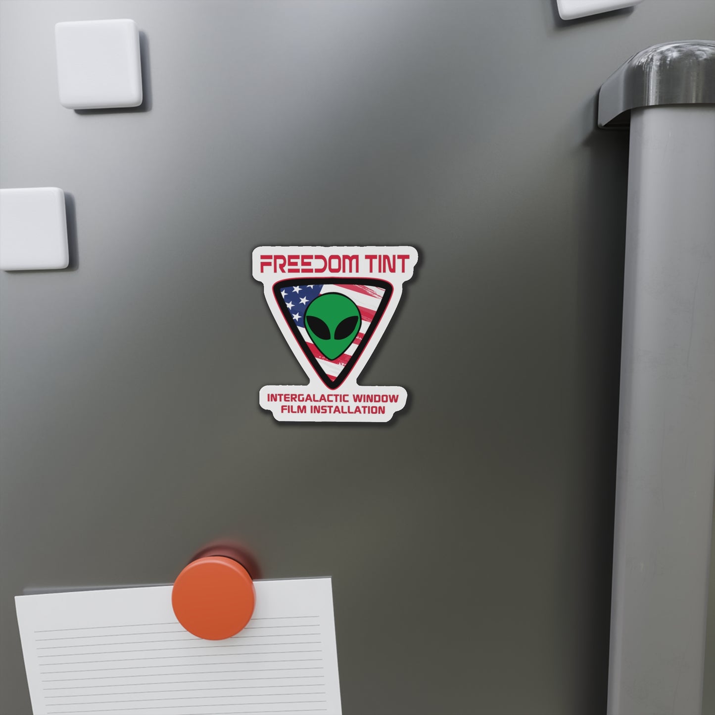 Freedom Tint ๐บ๐ธ Alien ๐ฝ Die-Cut Magnets