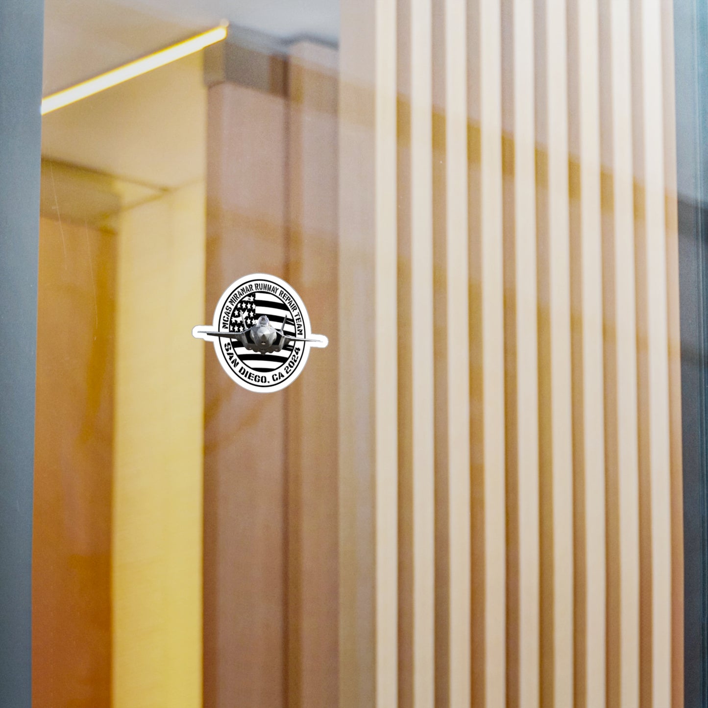BLK JET LOGO PREMIUM OUTDOOR STICKER (SATIN FINISH)