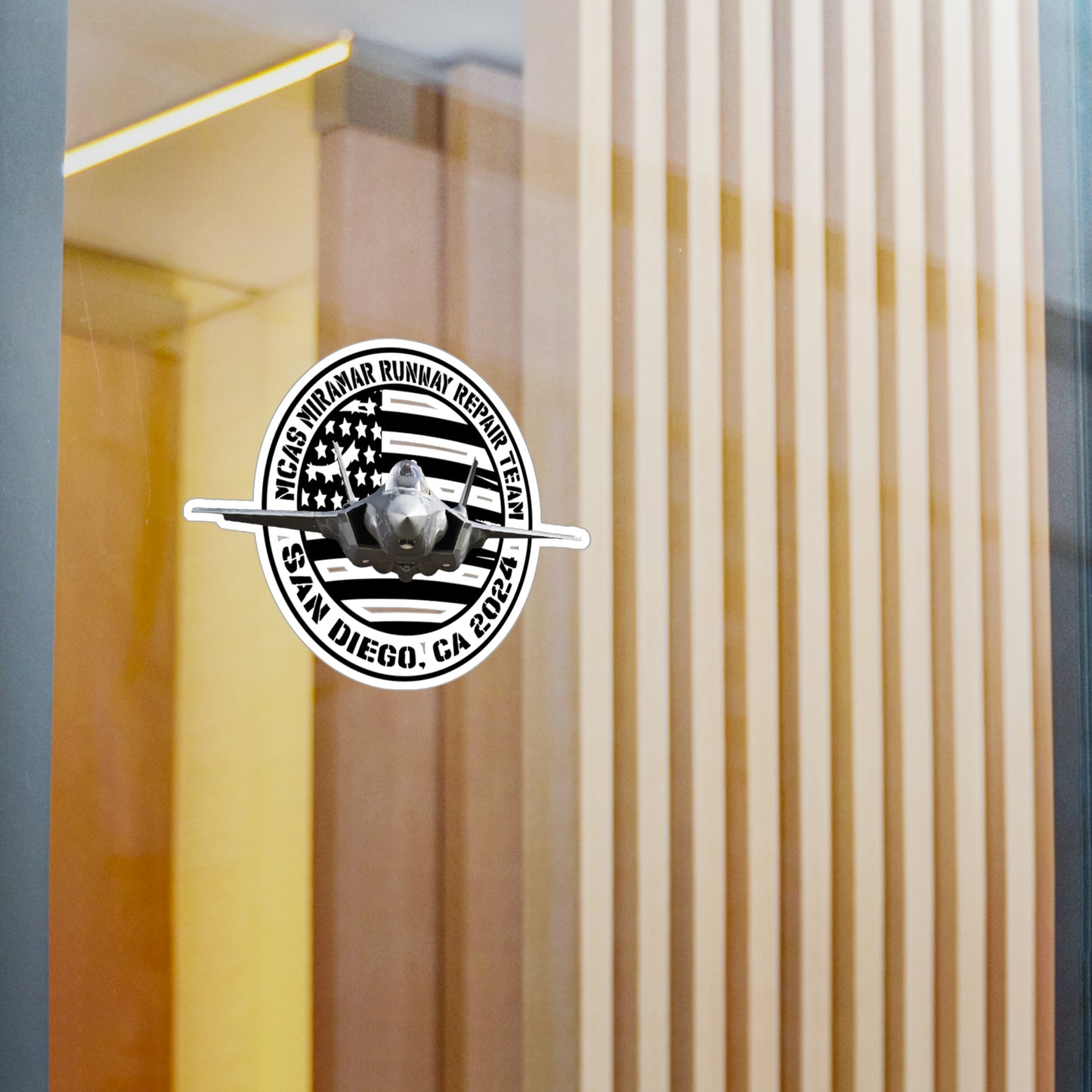 BLK JET LOGO PREMIUM OUTDOOR STICKER (SATIN FINISH)