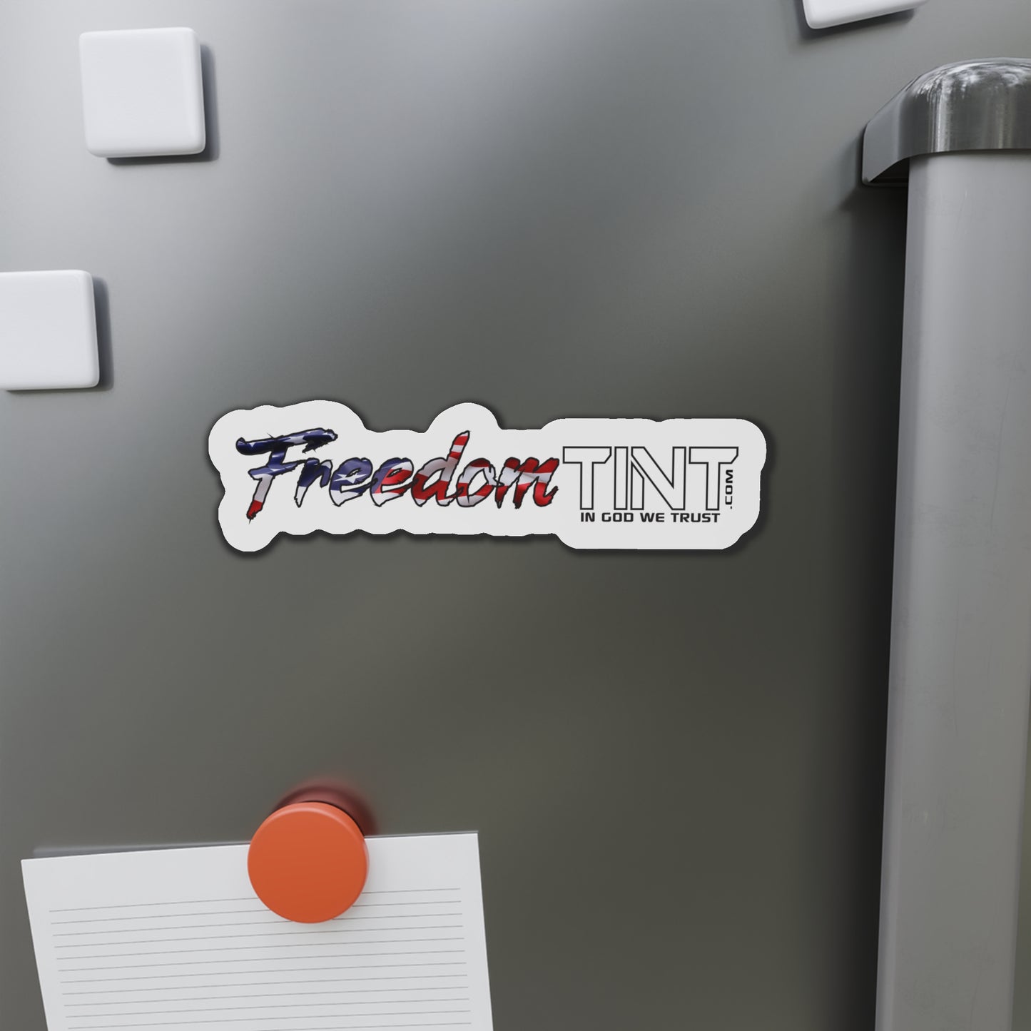 Freedom Tint Logo Die-Cut Magnets