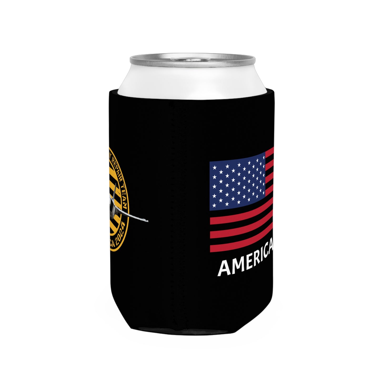 Copy of BLK JET LOGO CAN COOLER