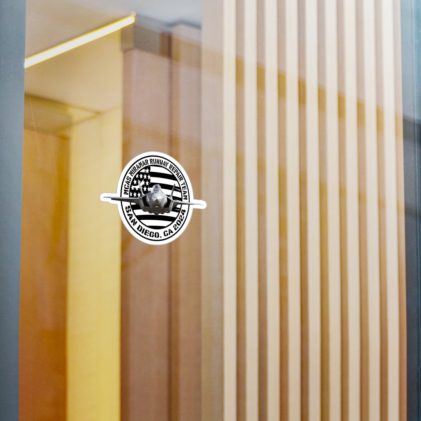 BLK JET LOGO PREMIUM OUTDOOR STICKER (SATIN FINISH)