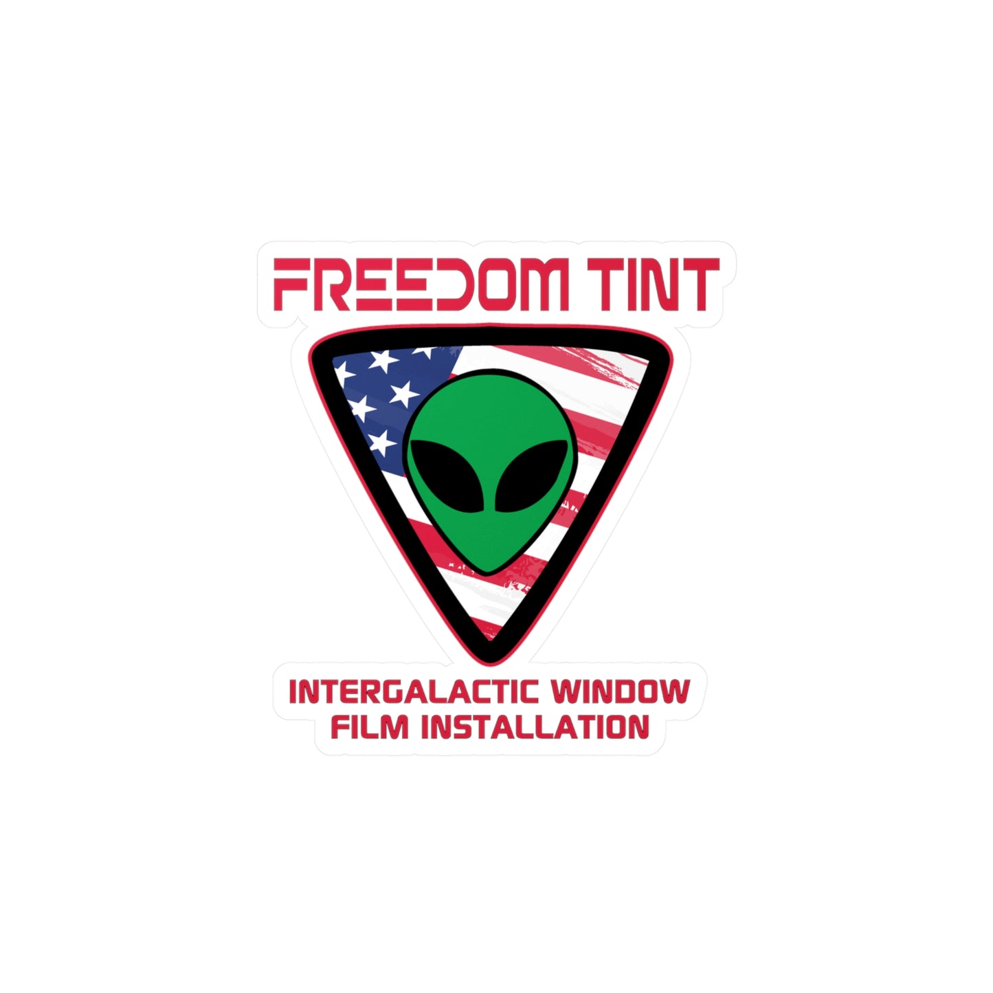 Freedom TInt Alien Kiss-Cut Vinyl Decals