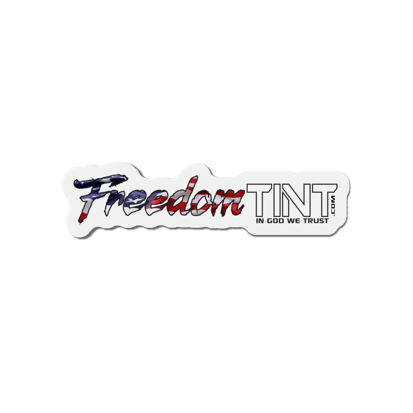 Freedom Tint Logo Die-Cut Magnets